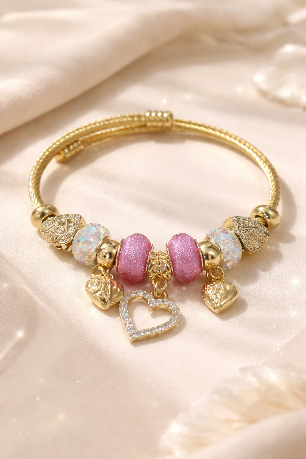 Lived-In Love Charm cuffs