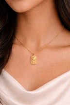 Sunray Rectangle Necklace